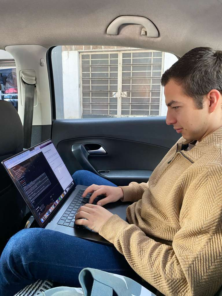 Programando en un Uber
